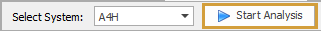 System Selection and Start Analysis button of the function
