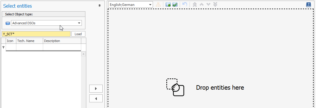 Loading objects to the workspace via drag and drop