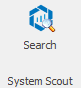 Search button in the System Scout ribbon