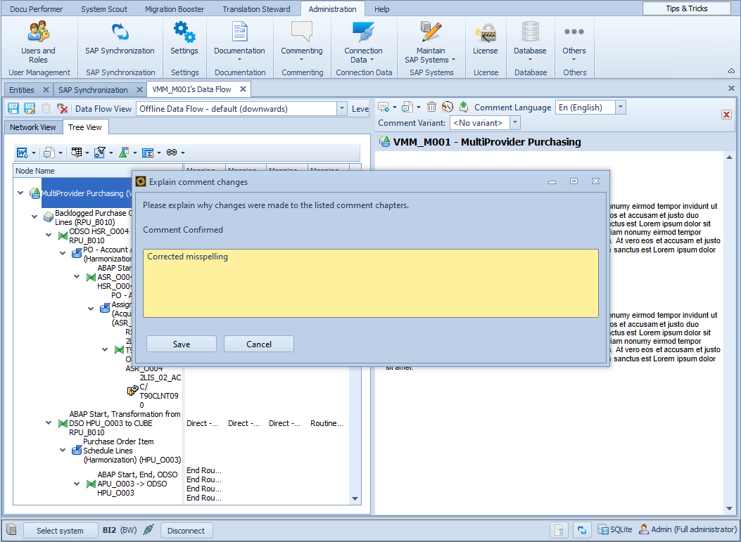 Text field to explain comments filled with Corrected misspelling