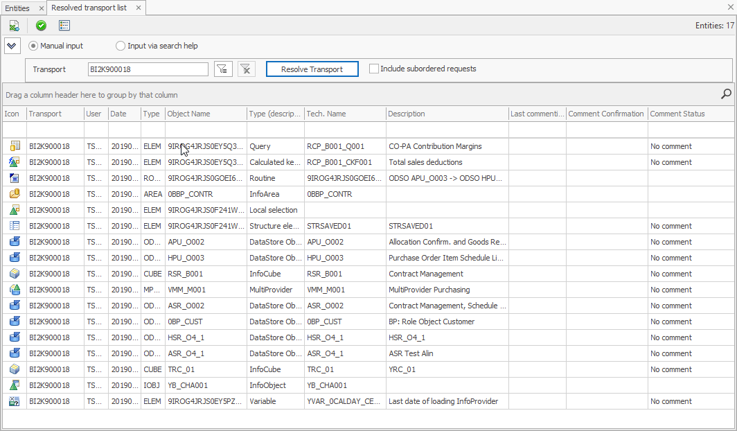 Animated GIF showing the Naming conventions check