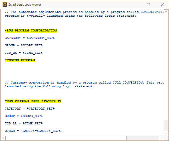Coding of a Script logic